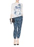 Figure View - Click To Enlarge - STELLA MCCARTNEY - Ring cloqué intarsia knit sweater