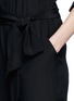 Detail View - Click To Enlarge - DIANE VON FURSTENBERG - 'Lori' blouson silk crepe jumpsuit