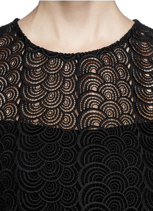 Detail View - Click To Enlarge - DIANE VON FURSTENBERG - 'Betty' crochet lace sleeveless top