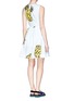Back View - Click To Enlarge - MSGM - Pineapple print poplin dress