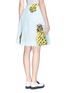Back View - Click To Enlarge - MSGM - Pineapple print flare skirt