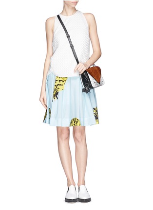 Figure View - Click To Enlarge - MSGM - Pineapple print flare skirt