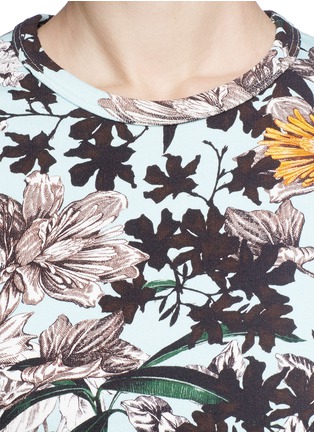 Detail View - Click To Enlarge - MSGM - Garden print French terry sweatshirt