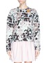 Main View - Click To Enlarge - MSGM - Garden print French terry sweatshirt