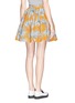 Back View - Click To Enlarge - MSGM - Leaf print flare skirt