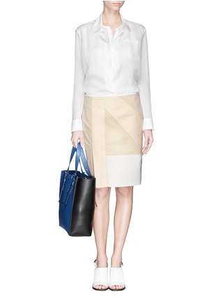 Figure View - Click To Enlarge - REED KRAKOFF - Double layer chiffon shirt