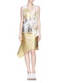 Figure View - Click To Enlarge - REED KRAKOFF - Foil print silk V-neck top
