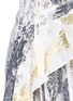 Detail View - Click To Enlarge - REED KRAKOFF - Foil print silk crepe asymmetric dress