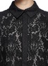 Detail View - Click To Enlarge - ERDEM - Breeson' corded lace diamond perforation shirt dress