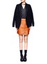 Figure View - Click To Enlarge - 3.1 PHILLIP LIM - Leather neck harness top