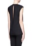 Back View - Click To Enlarge - HELMUT LANG - Calf fur front top