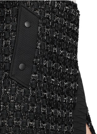 Detail View - Click To Enlarge - RAG & BONE - Flight tweed zipped wrap skirt