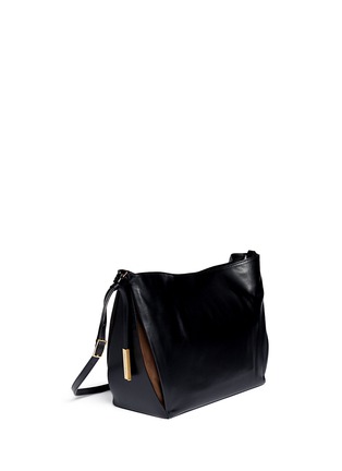 Detail View - Click To Enlarge - STELLA MCCARTNEY - Contrast inlay shoulder bag