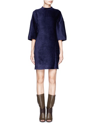 Main View - Click To Enlarge - 3.1 PHILLIP LIM - Textured high-collar dress