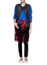 Figure View - Click To Enlarge - MAISON SCOTCH - Studded corduroy skinny pants