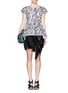 Figure View - Click To Enlarge - ACNE STUDIOS - 'Ines' knotted bottom skirt