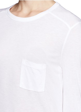 Detail View - Click To Enlarge - T BY ALEXANDER WANG - Classic pocket long-sleeve T-shirt