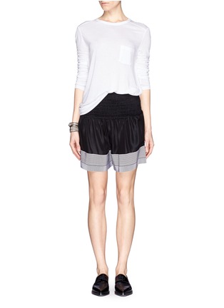 Figure View - Click To Enlarge - T BY ALEXANDER WANG - Classic pocket long-sleeve T-shirt
