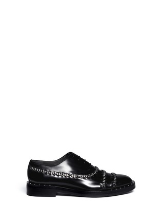 Main View - Click To Enlarge - LANVIN - Metal ring embellished Oxfords