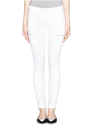 Main View - Click To Enlarge - J BRAND - Photo Ready Kassidy skinny zip utility jeans