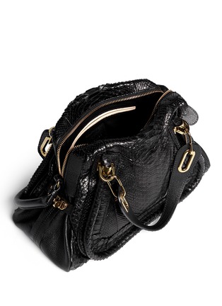 Chloé - 'paraty' Medium Python Leather Bag | Women | Lane Crawford