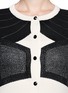 Detail View - Click To Enlarge - ALICE & OLIVIA - 'Stace' face intarsia cardigan