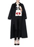 Figure View - Click To Enlarge - ALICE & OLIVIA - 'Stace' face intarsia cardigan