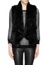 Main View - Click To Enlarge - ALICE & OLIVIA - 'Harriet' rabbit fur stretch gilet