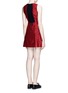 Back View - Click To Enlarge - ALICE & OLIVIA - 'Everleigh' heart embroidery dress
