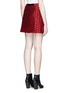 Back View - Click To Enlarge - ALICE & OLIVIA - 'Riley' heart embroidery skirt