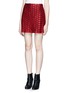 Front View - Click To Enlarge - ALICE & OLIVIA - 'Riley' heart embroidery skirt