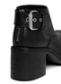 Detail View - Click To Enlarge - MC Q SHOES - 'Liesa' buckle leather booties