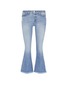 Main View - Click To Enlarge - FRAME - 'Le Crop Bell' frayed cuff cropped boot cut jeans