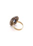  - AISHWARYA - Diamond sapphire gold alloy square ring