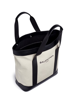  - BALENCIAGA - 'East West' canvas tote bag