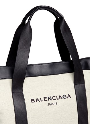  - BALENCIAGA - 'East West' canvas tote bag