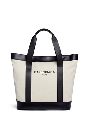 Main View - Click To Enlarge - BALENCIAGA - 'East West' canvas tote bag