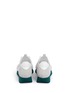 Back View - Click To Enlarge - BALENCIAGA - 'Race Runners' leather and neoprene sneakers