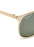 Detail View - Click To Enlarge - RAY-BAN - 'Signet Junior' metal polarised sunglasses