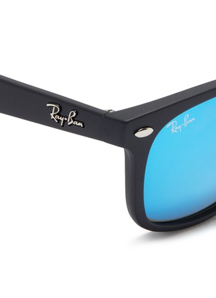 Detail View - Click To Enlarge - RAY-BAN - 'New Wayfarer Junior' plastic mirror sunglasses