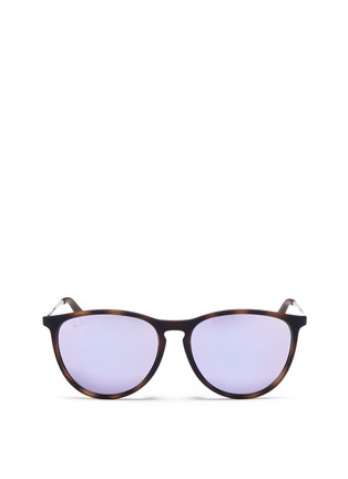 Main View - Click To Enlarge - RAY-BAN - 'Izzy' metal mirror kids sunglasses