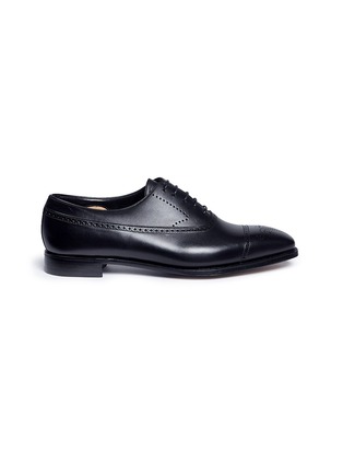 Main View - Click To Enlarge - GEORGE CLEVERLEY - 'Edward' brogue leather Oxfords