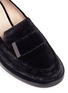 Detail View - Click To Enlarge - NICHOLAS KIRKWOOD - 'Casati' faux pearl heel velvet loafers