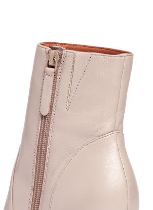Detail View - Click To Enlarge - 10 CROSBY DEREK LAM - 'Alma' wooden heel nappa leather boots