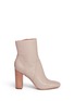 Main View - Click To Enlarge - 10 CROSBY DEREK LAM - 'Alma' wooden heel nappa leather boots