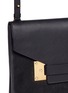 Detail View - Click To Enlarge - SOPHIE HULME - 'Milner Double' leather and suede shoulder bag