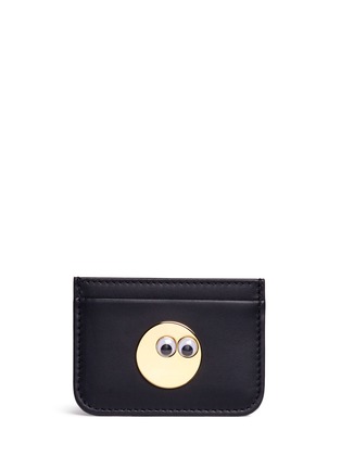 Main View - Click To Enlarge - SOPHIE HULME - 'Rosebery' goggly eye leather card holder