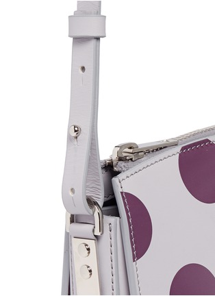 Detail View - Click To Enlarge - SOPHIE HULME - 'Arlington' small polka dots leather crossbody bag
