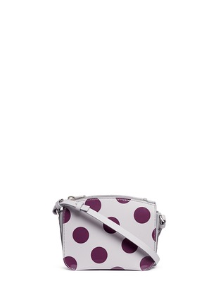 Main View - Click To Enlarge - SOPHIE HULME - 'Arlington' small polka dots leather crossbody bag