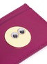 Detail View - Click To Enlarge - SOPHIE HULME - 'Rosebery' goggly eye leather card holder